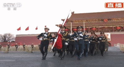 2018年第一场升旗仪式看得每一个中国人热泪盈眶附视频