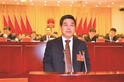 浦口区区长王磊.1月2日下午,南京市浦口区四届人大二次会议召开.