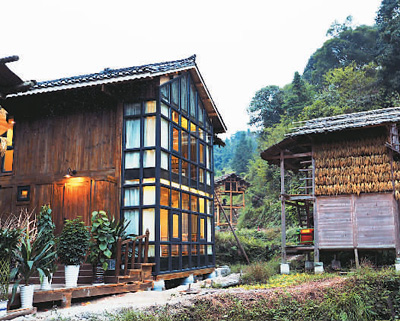 传统村落的"存"与"活"|胡伟|吊脚楼|民宿_新浪军事_新浪网