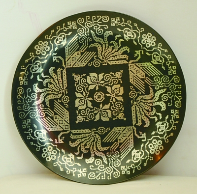 六个方块(漆画) 何艳无尽(漆画) 杨富明虾(漆画) 沈福文遵义会议(漆画