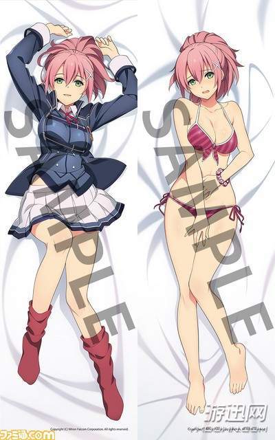 《闪之轨迹3》尤娜抱枕套开始接受预定 上演制服泳装诱惑