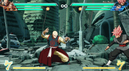 《龙珠斗士z》天津饭演示 召唤基友饺子暴揍黑悟空