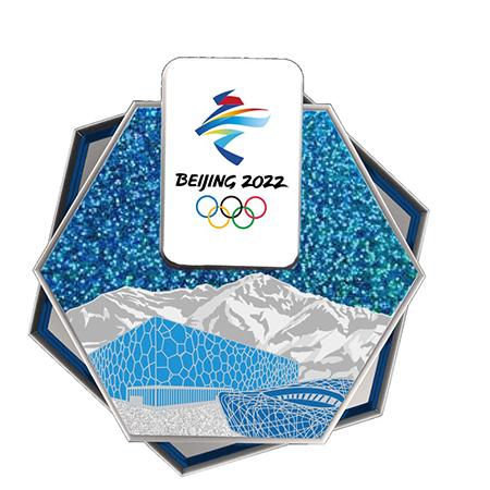 冬奥会节日徽章图片