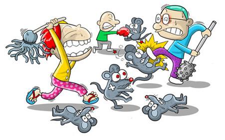 科学防鼠灭鼠可降低出血热发病.(网络图片)