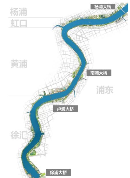 黄浦江流域地图图片