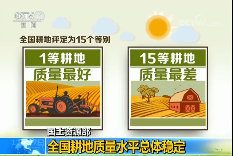 国土资源部全国耕地质量水平总体稳定