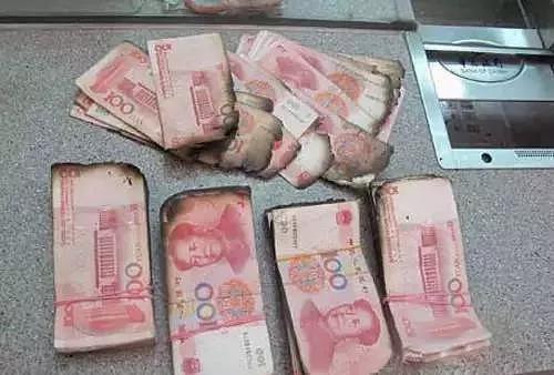 残币标准:①票面污损面积大于2平方厘米按人民银行规定,人民币的污损