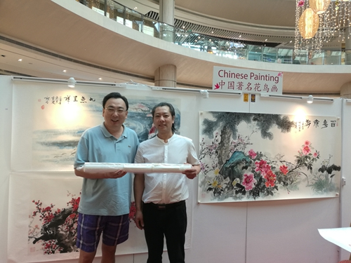 画家罗礼明第五次赴新加坡举办个展