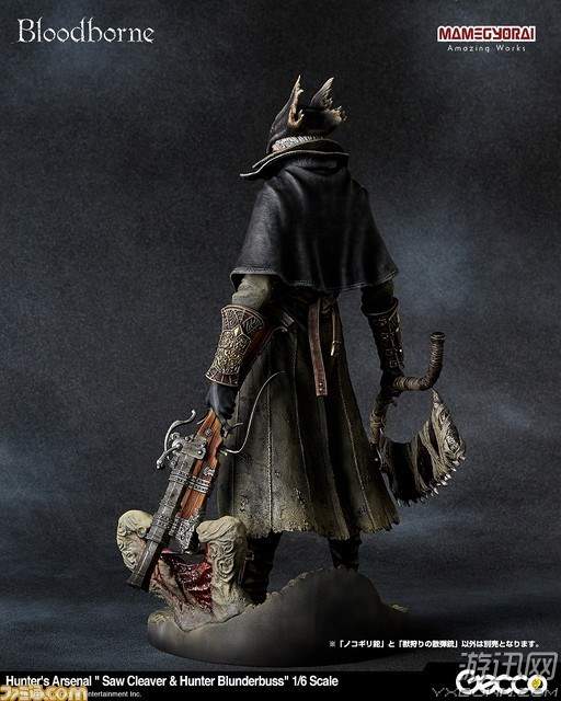 gecco推出《血源》老猎人手办 喇叭枪,锯肉刀杀气十足