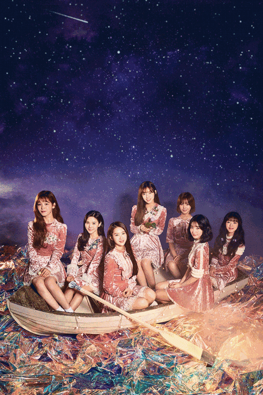 通过官方sns公开oh my girl第五张迷你专辑 秘密花园>的集体预告照