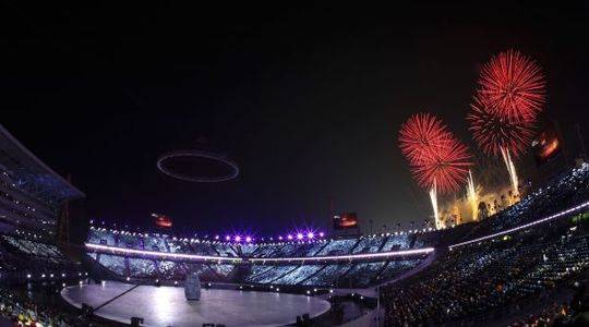 韩国冬奥会开幕式图片