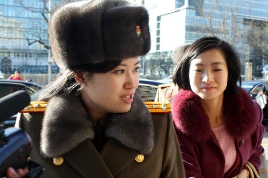 朝韩再次举行会谈牡丹峰乐团团长玄松月参加