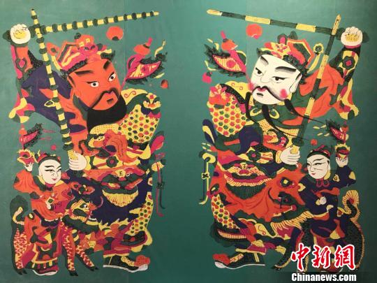 平遥电影宫携手台湾民间文化研究者举办中国门神展|年俗|孝义|门神_新浪新闻