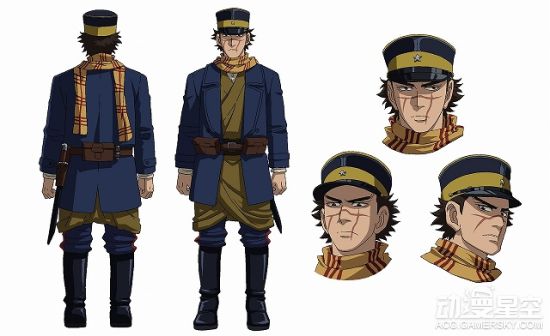 动画黄金神威追加角色人设图及声优越狱王登场