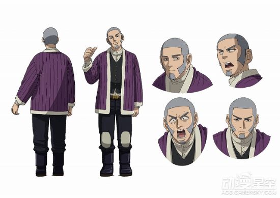 动画黄金神威追加角色人设图及声优越狱王登场