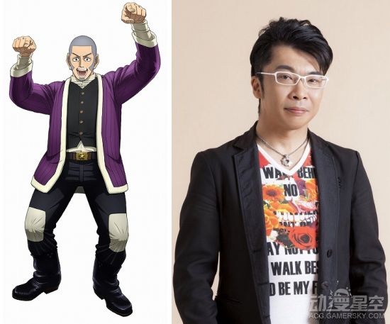 动画黄金神威追加角色人设图及声优越狱王登场