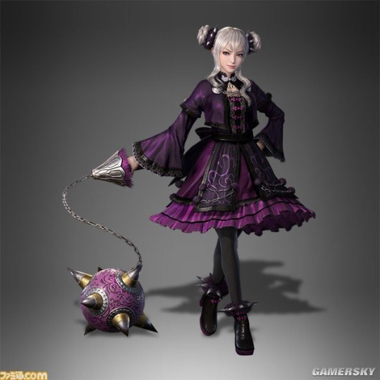 其中董白为董卓的孙女,fami通还公布了角色立绘,董白一身lolita风格