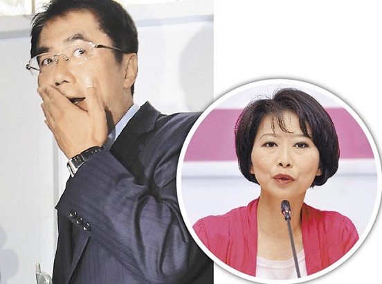 民进党台南市长初选民调结果出炉,由黄伟哲(左)出线,大胜陈亭妃(右)