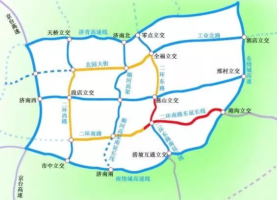 东南二环延长线要试通车了济南高架终成网105公里空中长廊