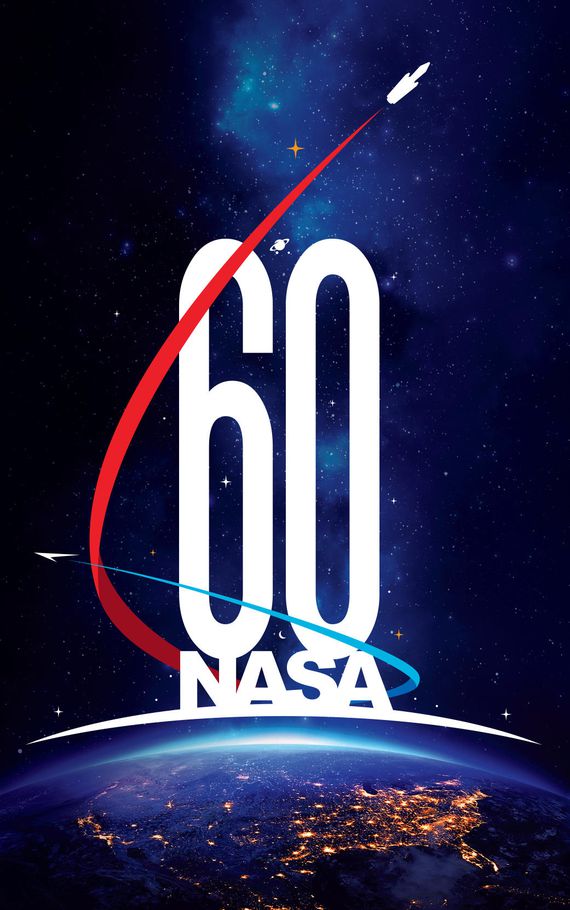 nasa公布60周年logo宛如科幻大片海报