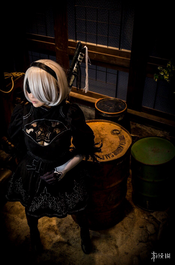 岛国小姐姐cos《尼尔:机械纪元》2b 挡不住的性感黑丝美腿诱惑