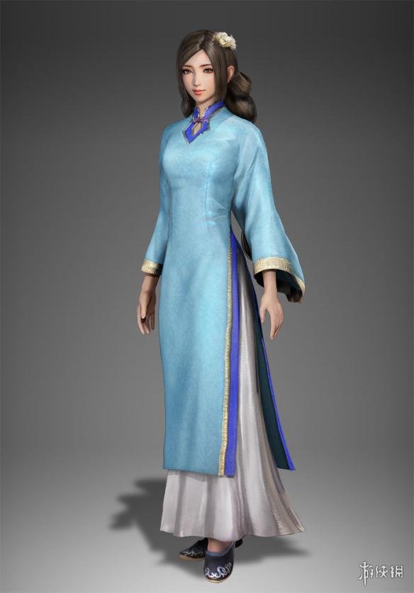 真三国无双8蔡文姬人设图黑丝开叉的美艳人妻