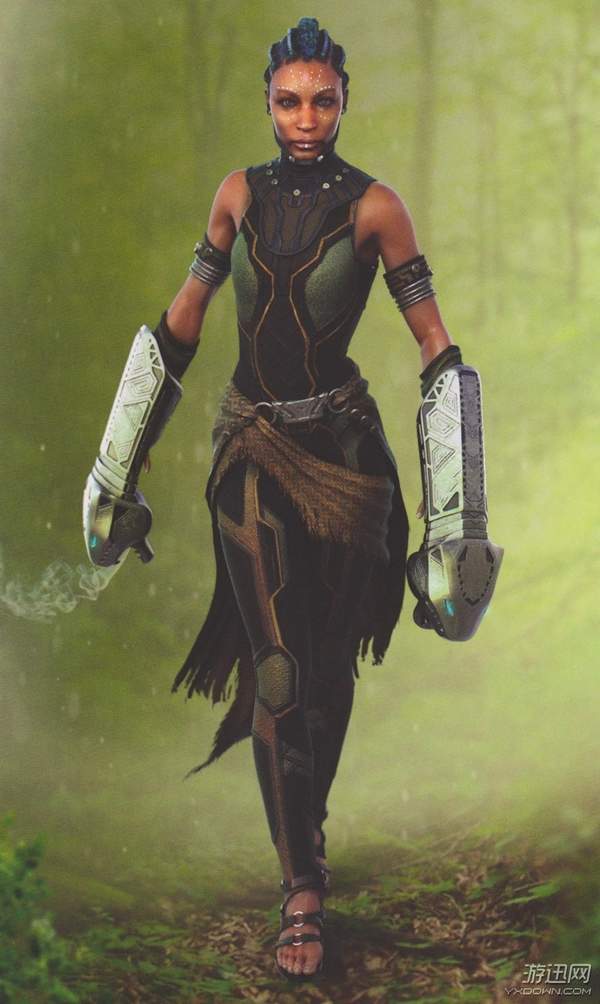 漫威《黑豹》新概念图 妹妹shuri一袭紧身衣酷似黑豹