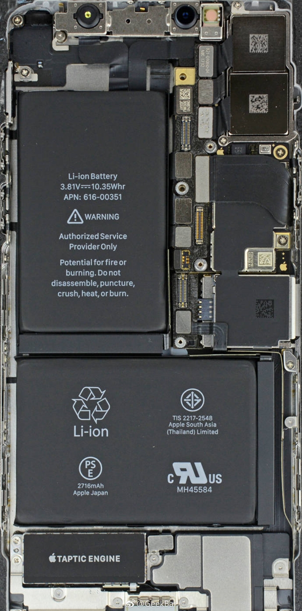 Iphone X 三星note 8内部做工对比 手机新浪网 Iphone X 三星note 8内部做工对比 手机新浪网