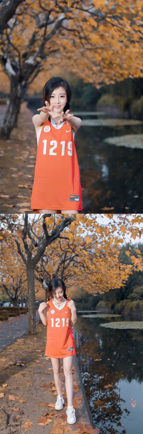 冯提莫穿篮球服化身可爱学妹 网友:我心中的赤木晴子