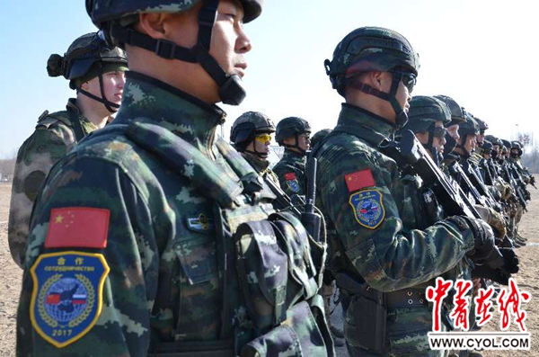 "沙狐"突击队首次亮相中俄联合反恐演训