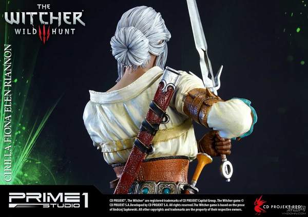 《巫师3:狂猎》希里雕像欣赏 剑斩狼人,还原度超高