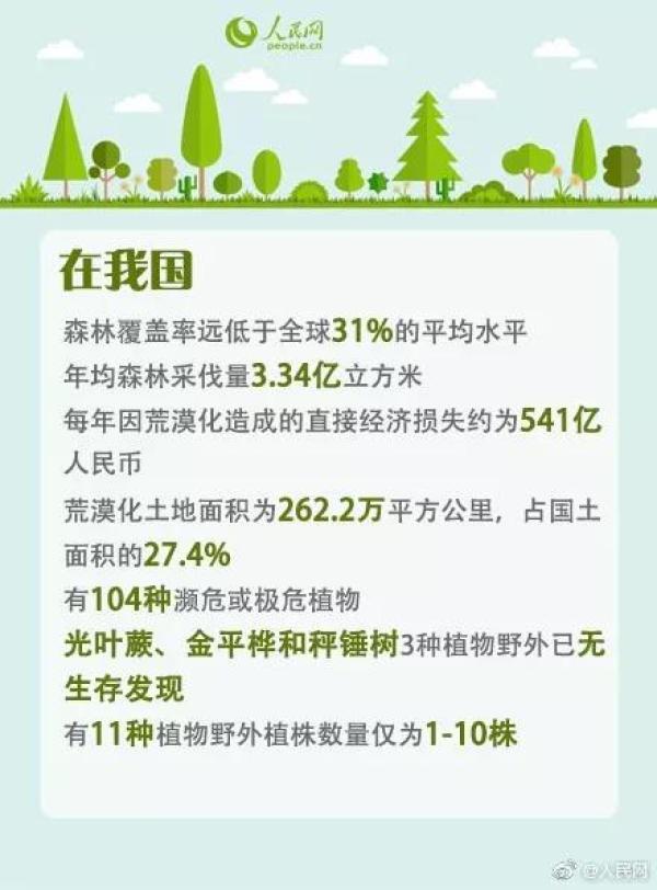 (原题为《科普丨一棵树的价值 这64个数字告诉你》 图片来源:人民网)