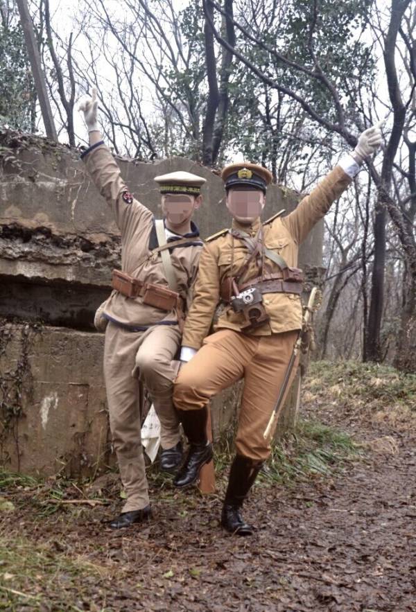 网曝身穿日本二战军装男子在南京紫金山摆拍 有网友已报警