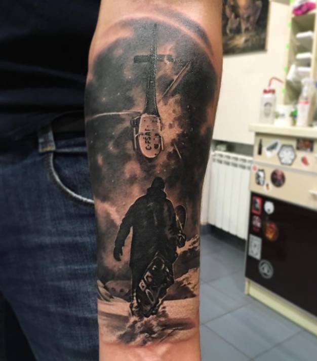 滑雪纹身| 刻骨铭肤的热爱