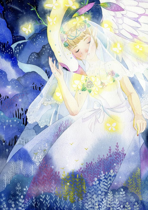 森系水彩插画10节课报名啦!最唯美最流行的水彩表现