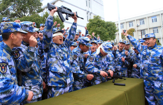海军学兵开训了剑指万里海疆