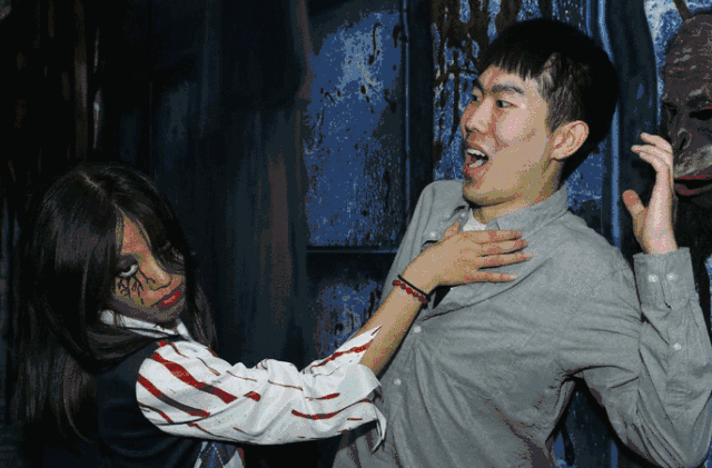 长藤鬼校空降普宁这种超恐怖的鬼屋你够胆来试一下吗