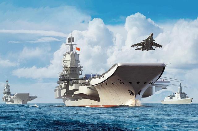 中国双航母战斗群即将成型,哪些作战舰艇将加入远航?_手机新浪网