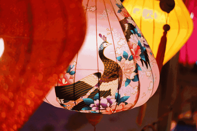 这里有首次空降大连的2000余盏手工宫灯这里有18米传统中国红的灯笼