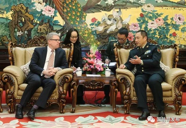 邵元明会见中美国防部亚太安全对话美方代表团