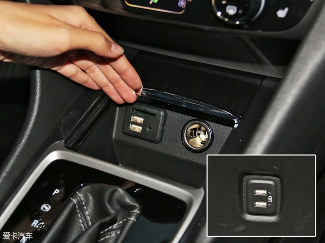 与大哥gl8一样,gl6也为前,后排乘客分别准备了两个usb接口,这在同级别