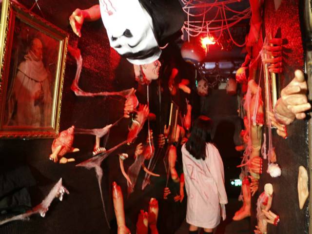 长藤鬼校空降普宁这种超恐怖的鬼屋你够胆来试一下吗