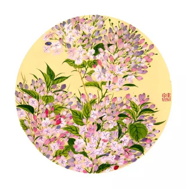 老树画画:人间三月春风来,有花正向心头开