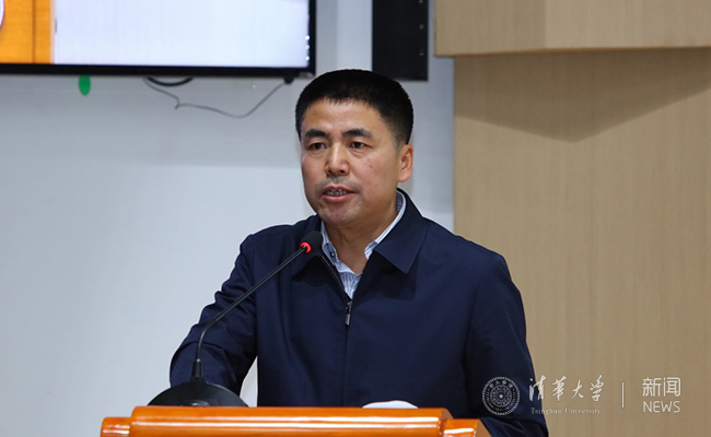 石家庄市委常委,组织部长张效春讲话.