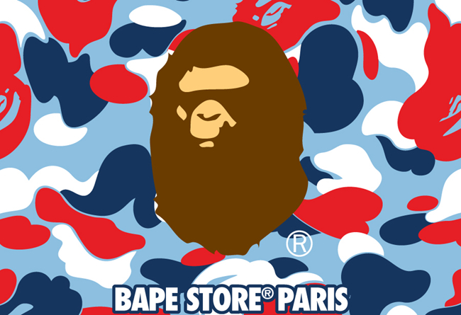 bape 巴黎店铺本周盛大开业!巴黎迷彩你觉得如何?