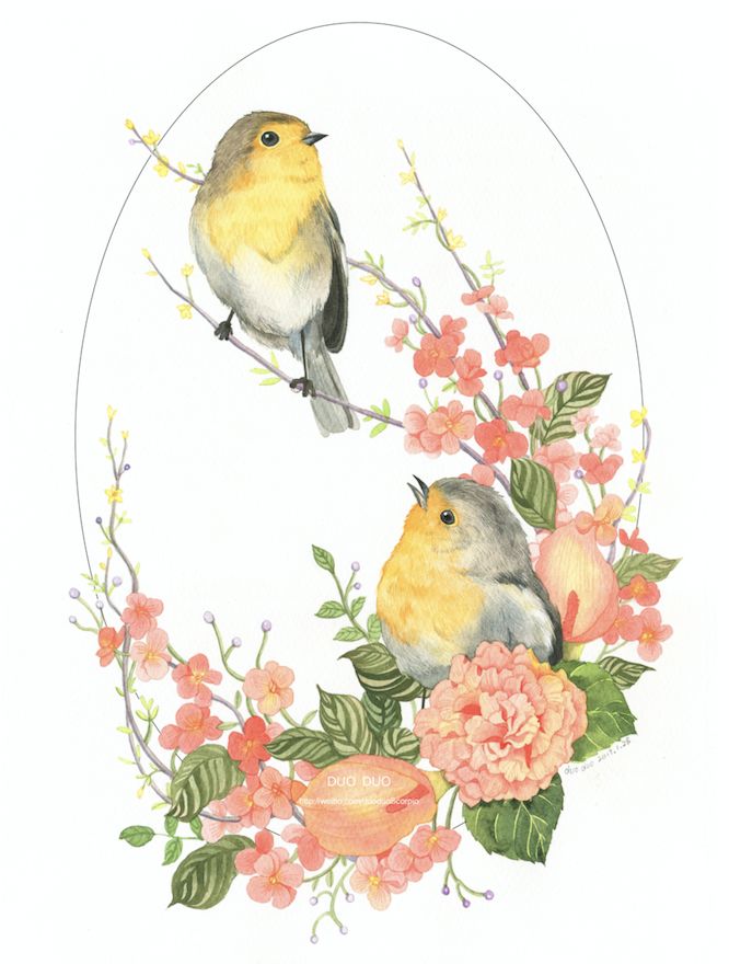 森系水彩插画10节课报名啦!最唯美最流行的水彩表现