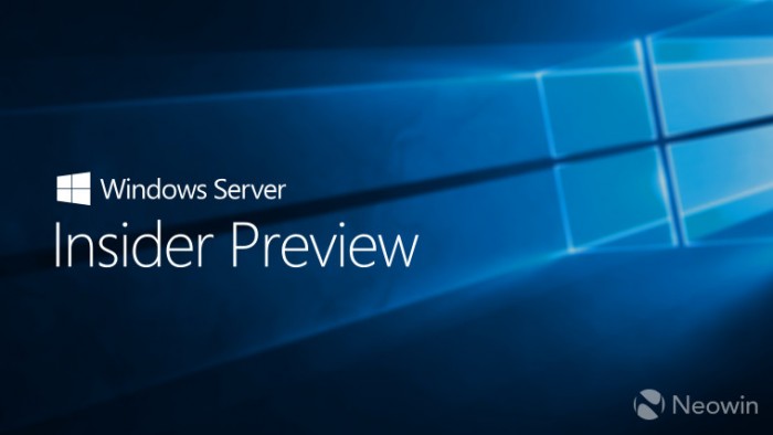 Windows Server Insider预览版Build 17046发布