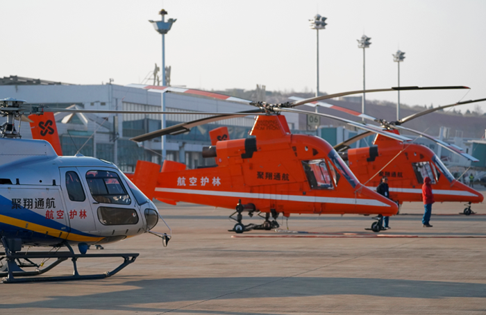 6架直升机齐发力大理森林火灾全部扑灭