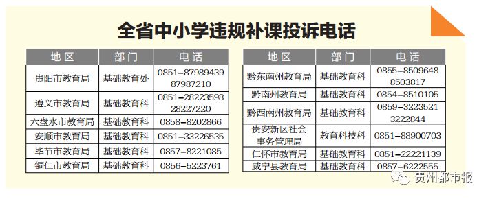 严禁中小学寒假补课!省教育厅公布违规补课举
