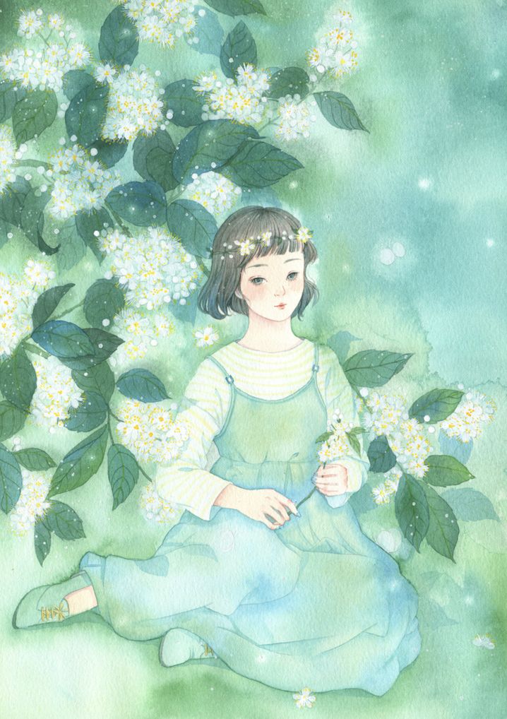 森系水彩插画10节课报名啦!最唯美最流行的水彩表现